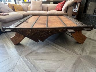 Ox Cart Coffee Table