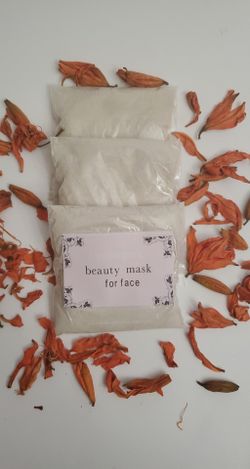 Organic dry face mask