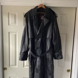 Men’s Full Length Leather Coat 