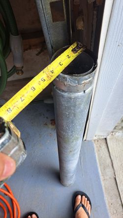 Fireplace 4 Inch Pipe/cap 