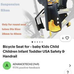 Bicycle Seat For Child