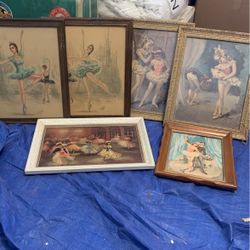 Vintage ballerina pictures