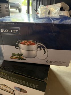 6 Quart Stainless Steel Cooking Pot