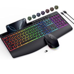 New VEILZOR 2.4G Keyboard And Mouse Wireless Backlit