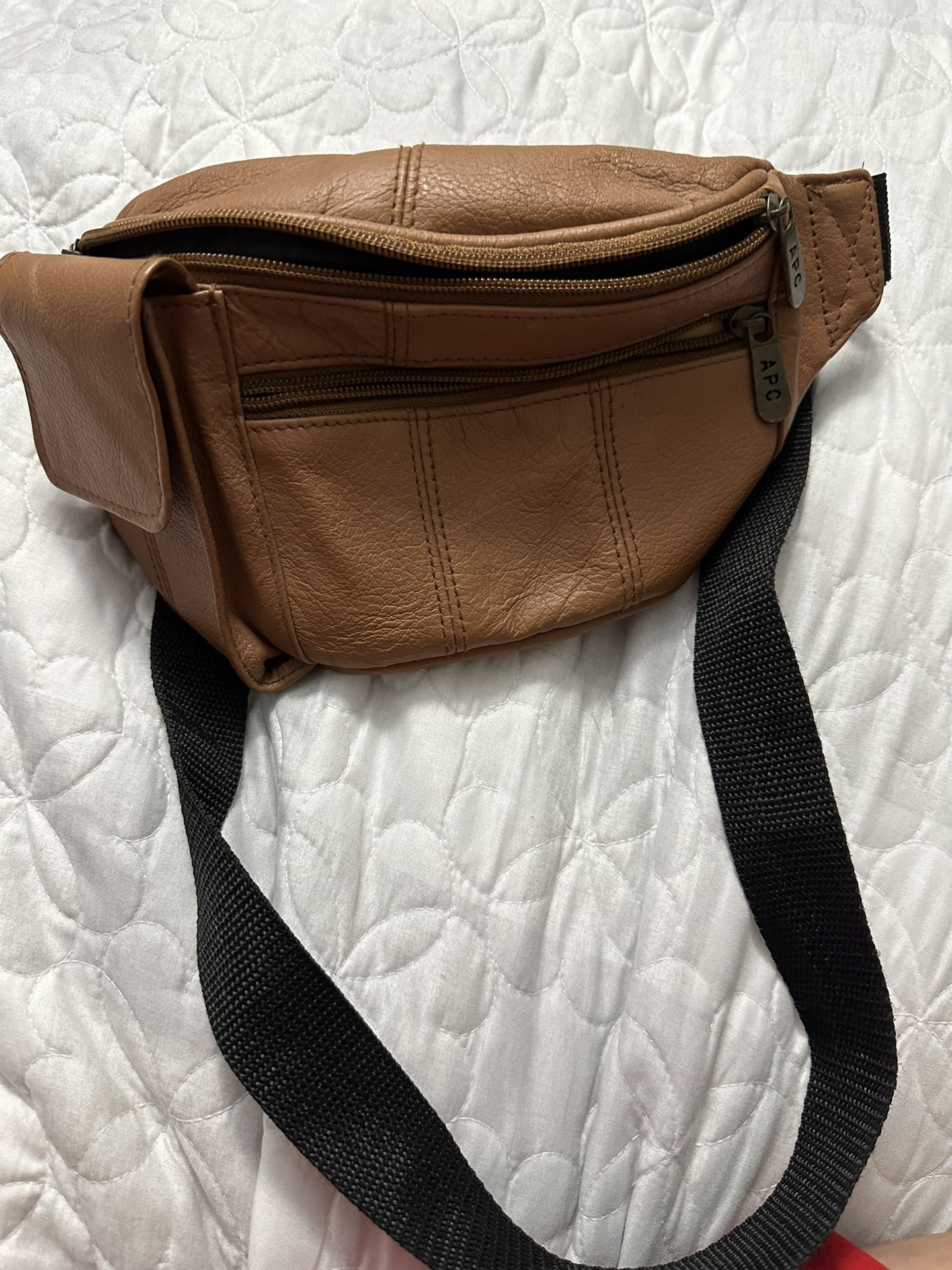 Vintage Leather APC Fanny pack