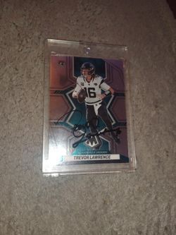 Trevor Lawrence On Card Auto 