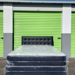 🛏️ Queen Bed Set / Cama Queen Completa 