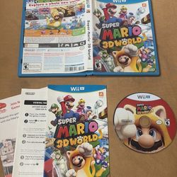Super Mario 3D World (Nintendo Wii U, 2013) Complete Tested