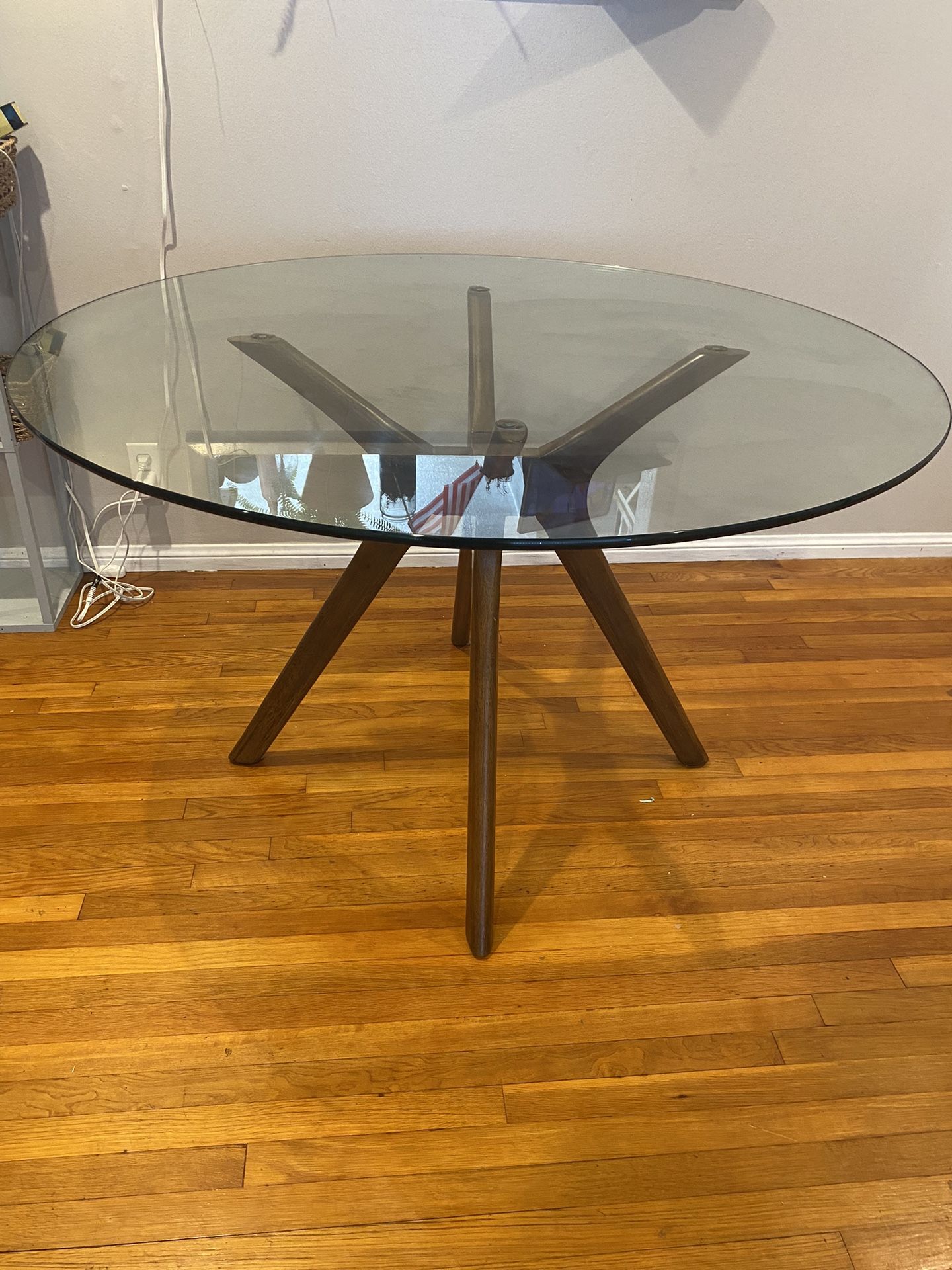 World Market Round Glass Briana Table