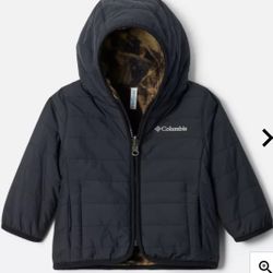 Columbia fleece reversible jacket