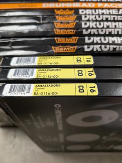 Remo Ambassador Coated 16"