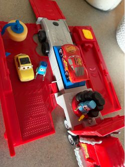 Disneyland Cars toys and Mac truck