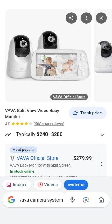 Viva Baby Monitor 2 Cameras And Monitor