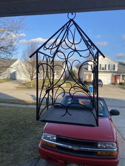 Iron Hanging Bird Cage Or Decoration