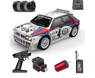 RC CARS NEW - Martini Racing 14302 RC Rally Car / Nuevo con Baterias y Llantas Extras