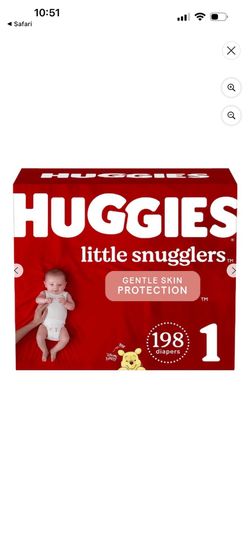 2 box of Huggies Dippers Size 1
