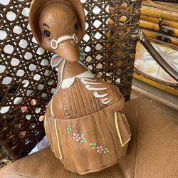 Vintage 1962 Mother Goose Cookie Jar