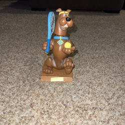 Scooby Doo Cartoon Network Tennis Club MVP Bobblehead 2003 Resin 7.5''