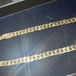 26 Inch special 14k Yellow Gold Italian Cuban Style link