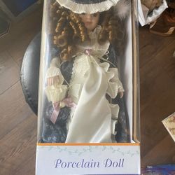 Retro Beautiful Porcelain Doll
