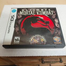 NO GAME! Ultimate Mortal Kombat Nintendo DS Case And Inserts
