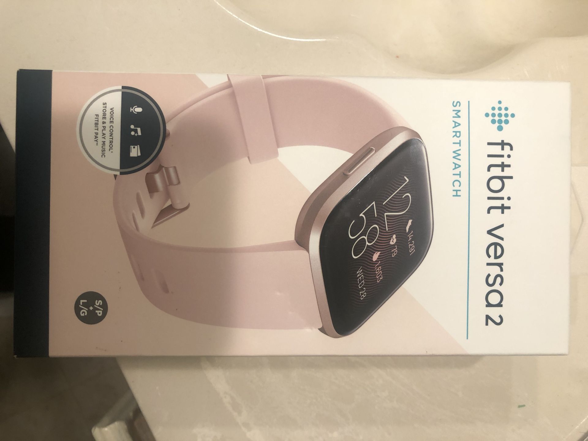 Fitbit Versa 2 Pink Smart Watch New