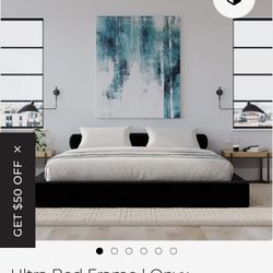 King Soft Frame Bed