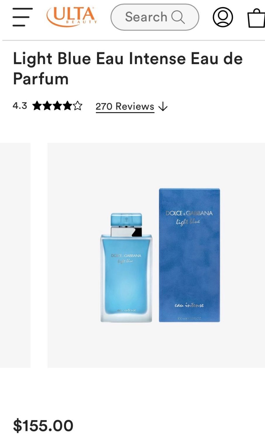 Dolce Gabbana Intense