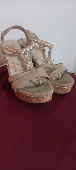 Size 6 Jewelry Wedge Shoes