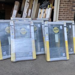 House windows , Pella , casements , left and right , 29 by 47 by 4 9/16 jamb