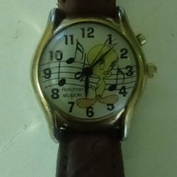 Antique Armitron Musical Tweety Wrist Watch