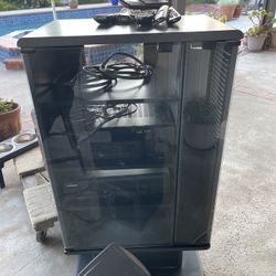 Cabinet With Stereo & CD Player Free 