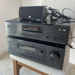 Onkyo Home Theater Bundle Includes jVC Speaker And Subwoofer  – DV-SP1000 SACD/DVD + TX-DS787 THX Receiver – Great Condition