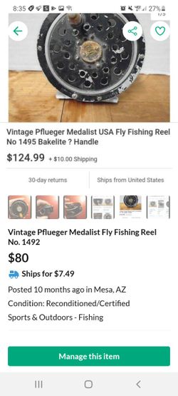 Vintage Pflueger Medalist Fly Fishing Reel
