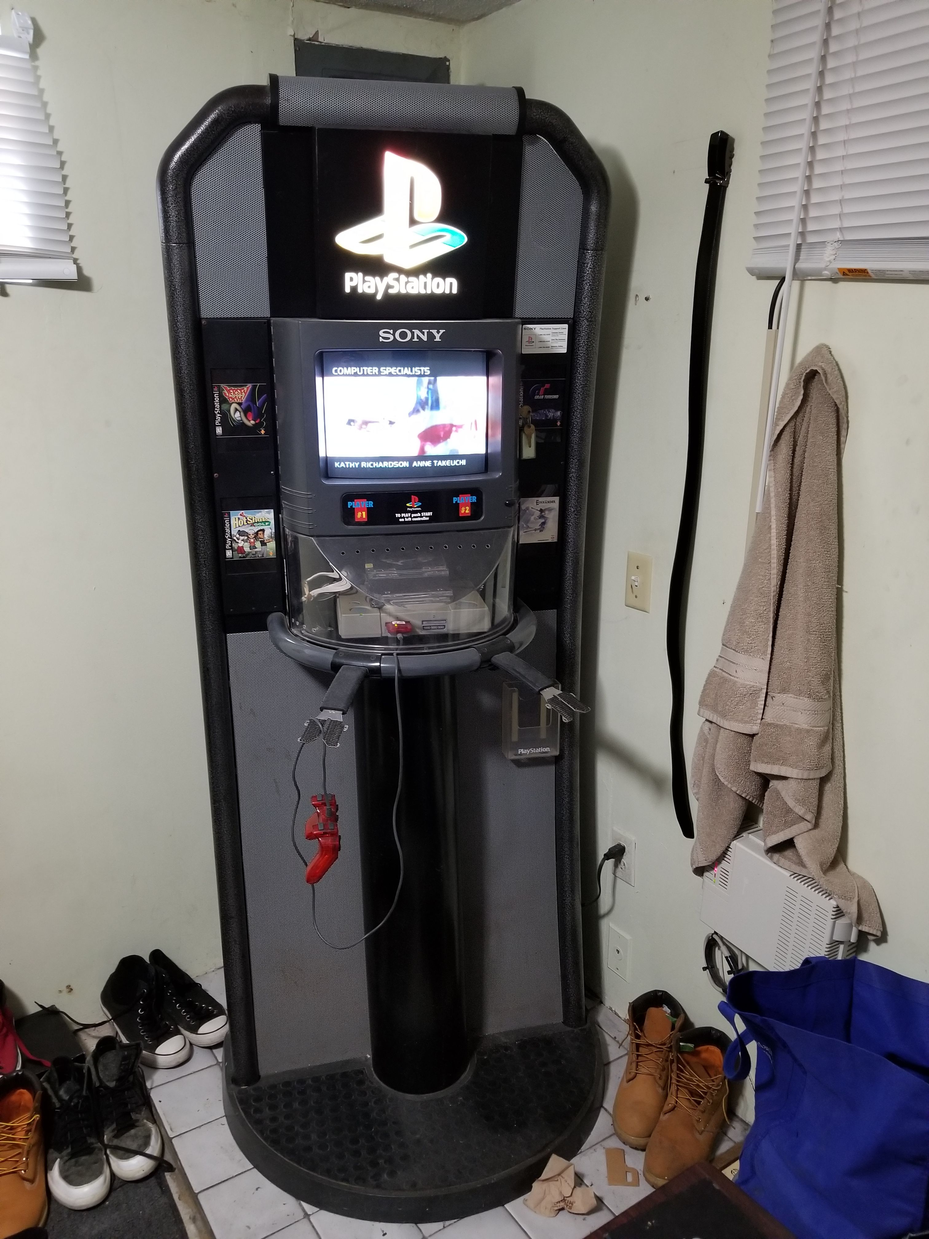 PS1 kiosk