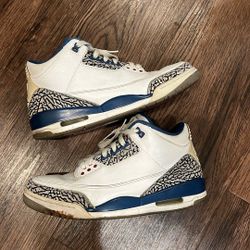 Nike Air Jordan 3 Retro True Blue Size 10.5