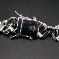 925 Sterling Silver Moissanite Miami Cuban 