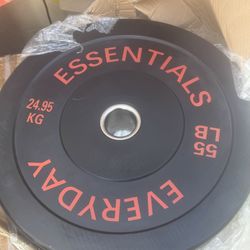 110lb Olympic weight plate set (3 sets + 1 extra 55lb plate)