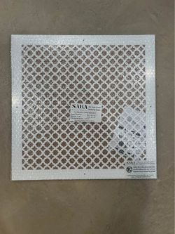 SABA Home Decor Air Vent Cover Grille - Acrylic Plexiglass 16" X 16" Duct Opening 18" X 18" Overall
