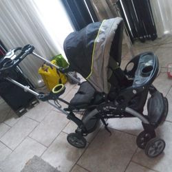 Sit And Stand Dual Stroller