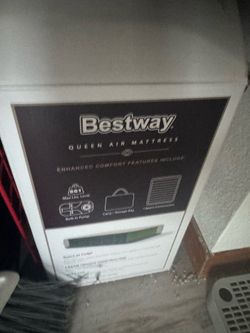 Queen air mattress w/pump