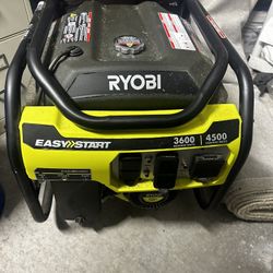 Ryobi Generator 3600/4500 Watts (electric) 