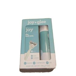 GILLETTE TEAL JOY & GLEE SHAVE  RAZOR CARTRIDGE MOUSSE SET