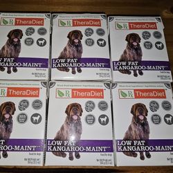 TheraDiet Low Fat Kangaroo maint Whole Food Exp 5/2027 LOT Of 6 Dog Food