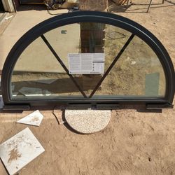 Arch Half Moon Window 64x34 | Ventana
