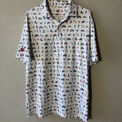 Polo Coby Steven’s Texas Polo Print size Large