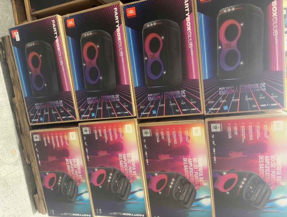 JBL Partybox 120. Black And White Color In Stock. Brand New SEALED