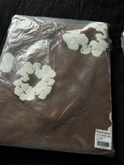 Brown Denim Hoodie (M)