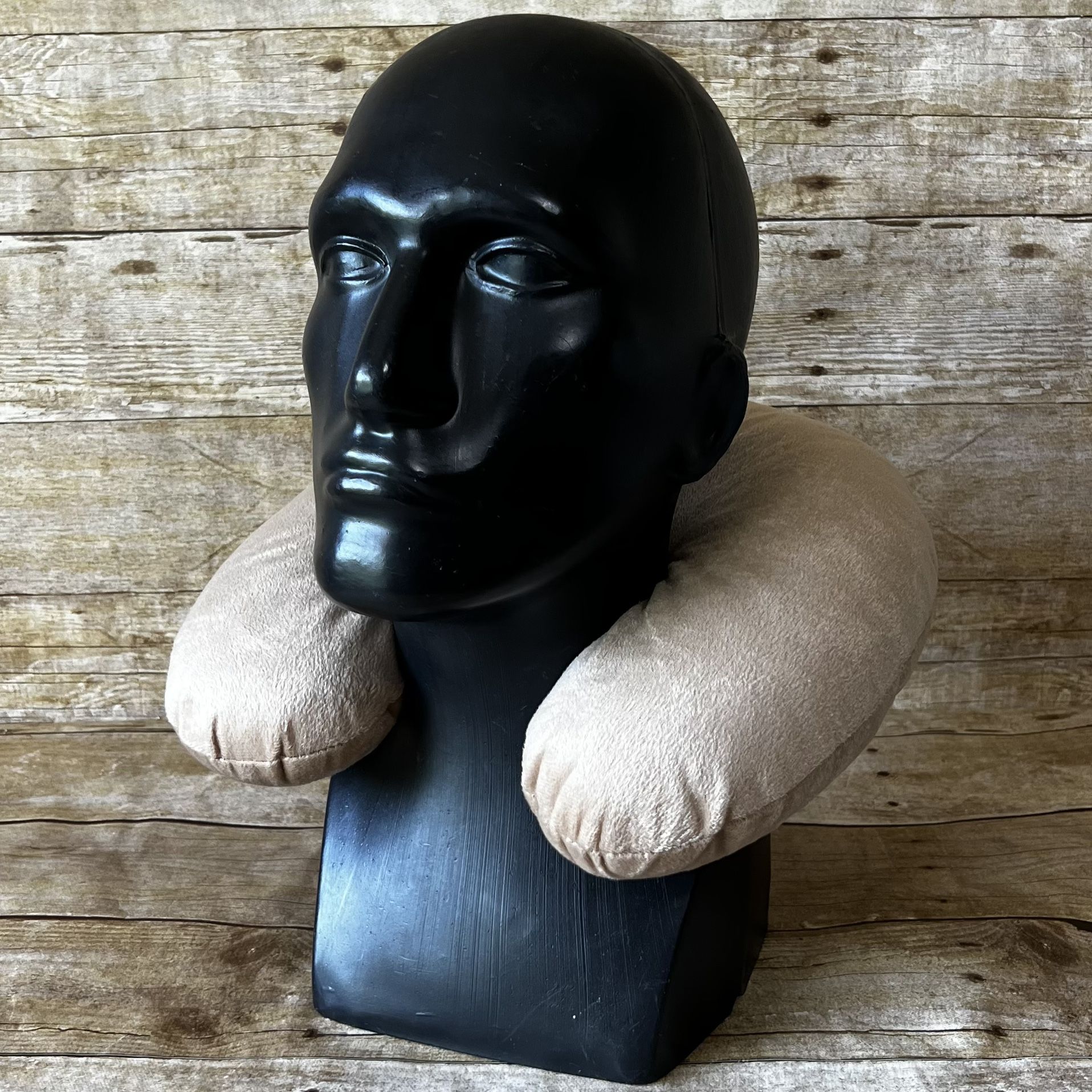 Tan Travel One Size Neck Pillow