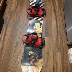 Capita Ultrafear Men’s 151CM Snowboard Includes Ride Bindings